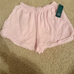 wild fable Pale Pink Elastic Waist Lounge Shorts